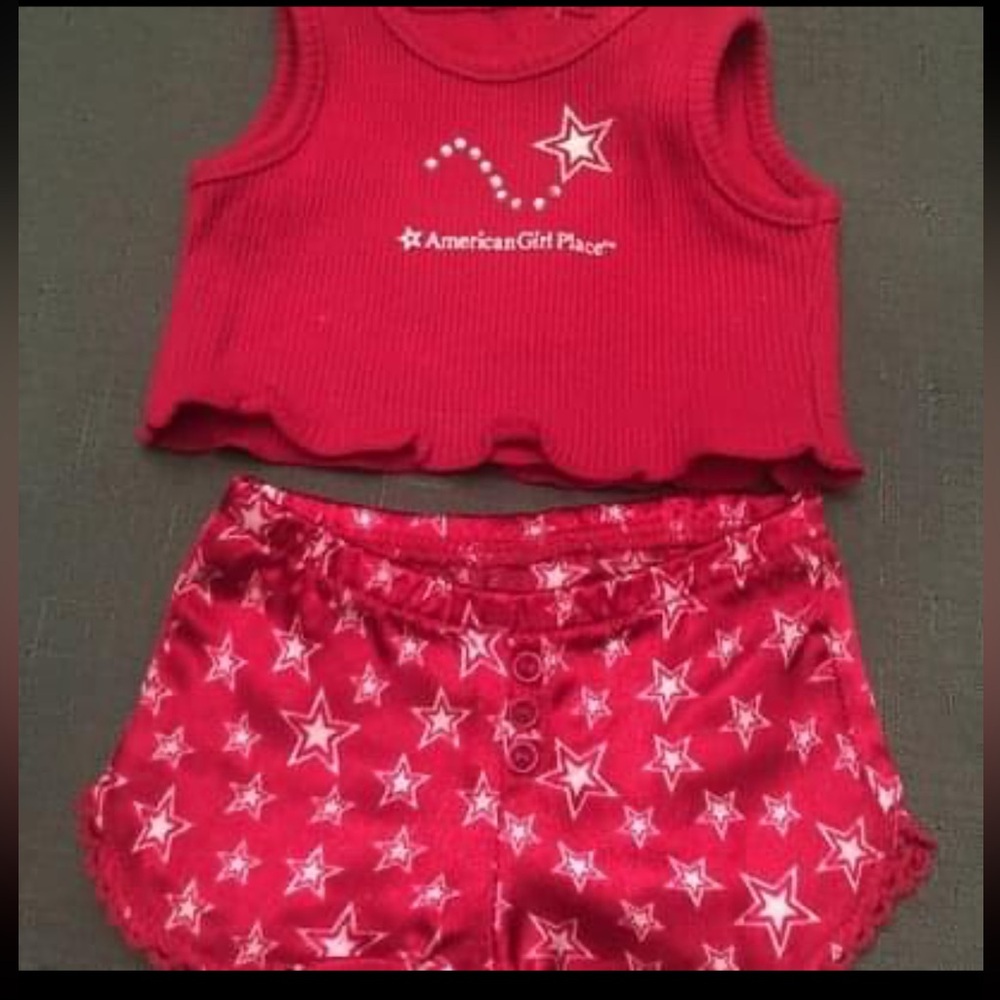 American Girl Place Red Pajamas